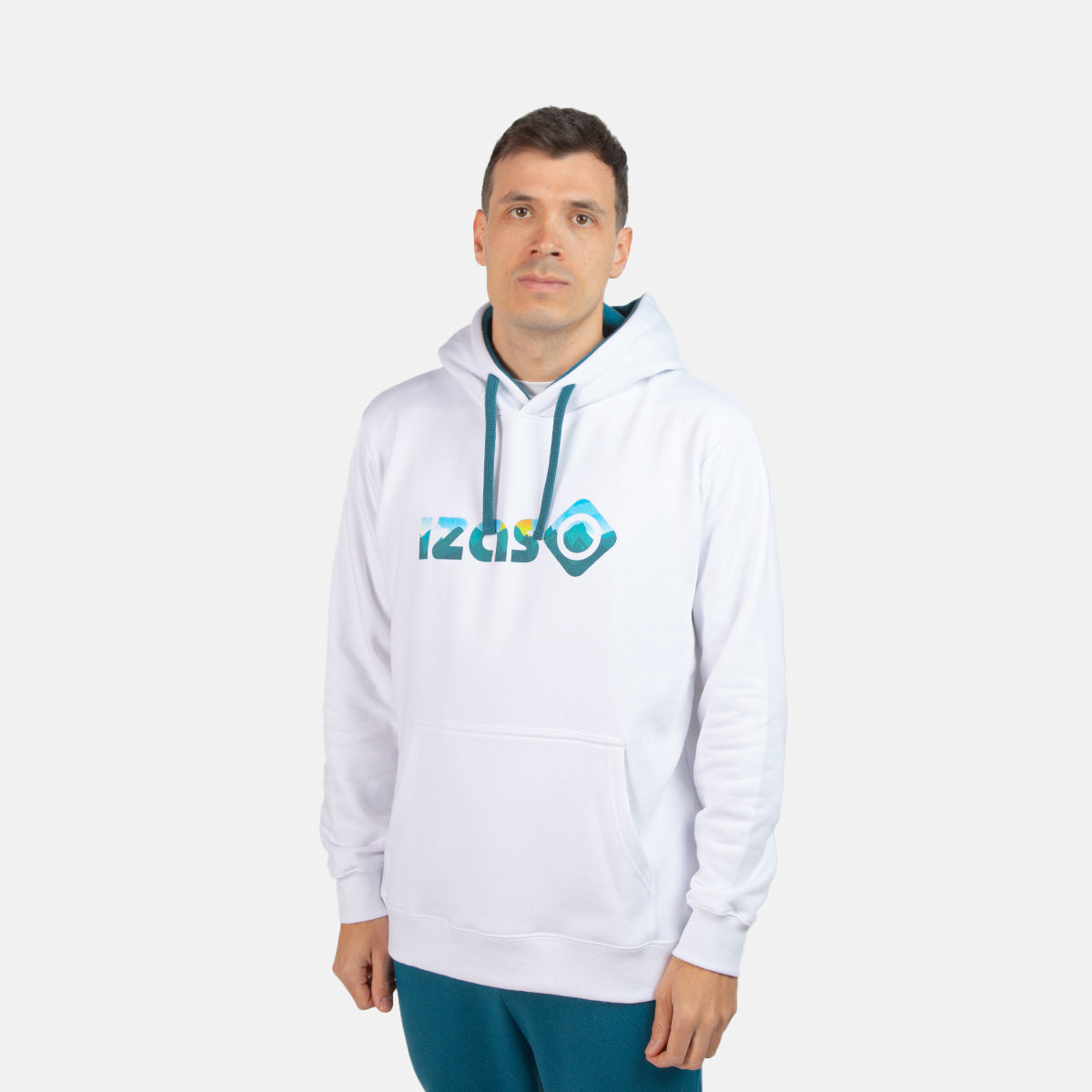 SUDADERA BASICA ALGODON HOMBRE CON CAPUCHA RODHES SWEAT C/C M