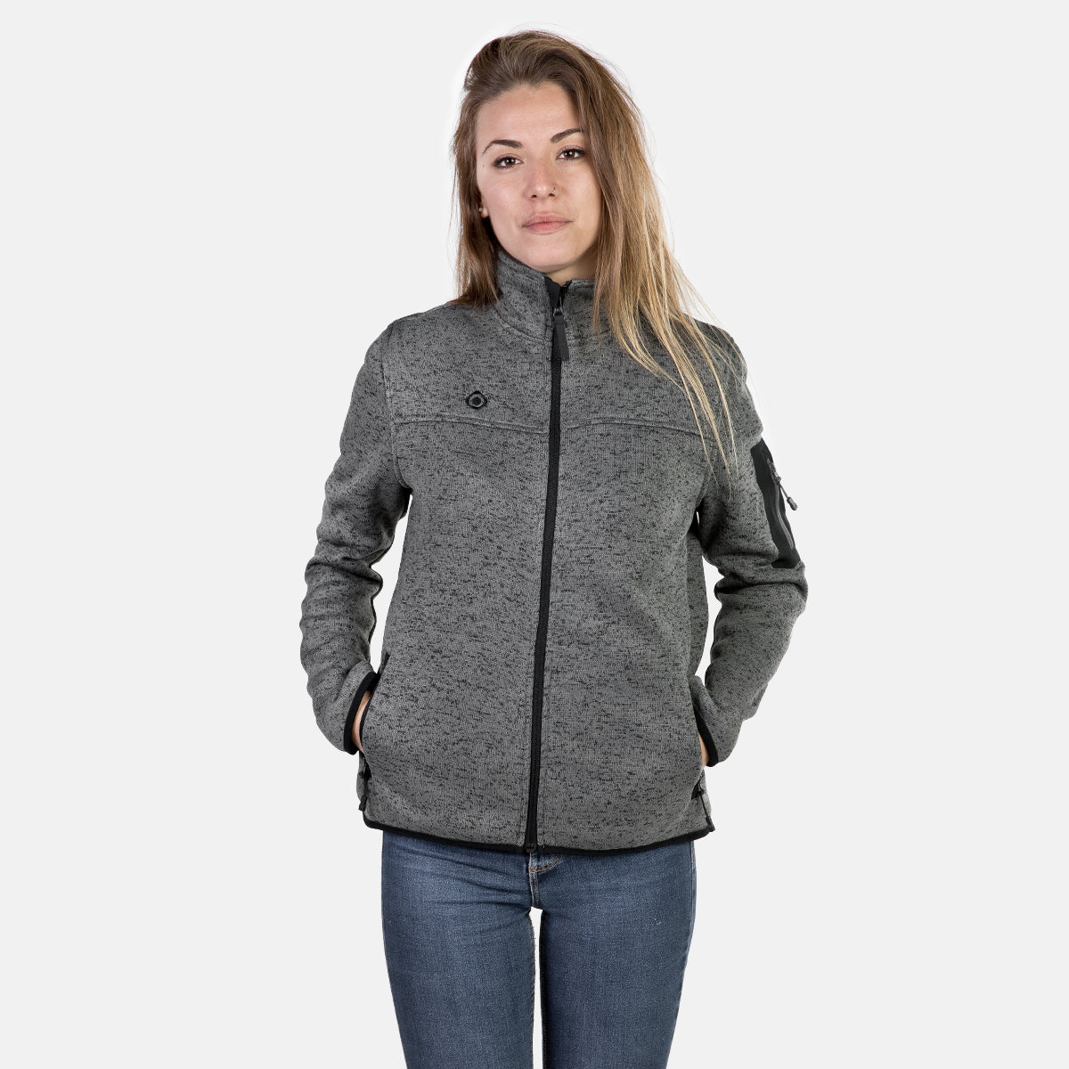 CHAQUETA POLAR DE PUNTO SAMAUN W