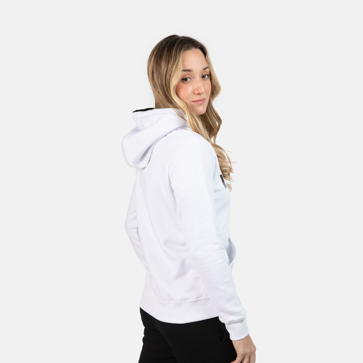 SUDADERA BASICA ALGODON CON CAPUCHA MUJER RODHES SWEAT C/C W