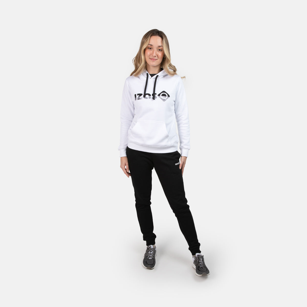 SUDADERA BASICA ALGODON CON CAPUCHA MUJER RODHES SWEAT C/C W