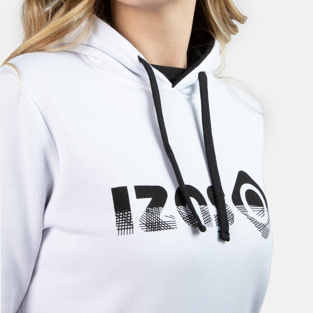 SUDADERA BASICA ALGODON CON CAPUCHA MUJER RODHES SWEAT C/C W