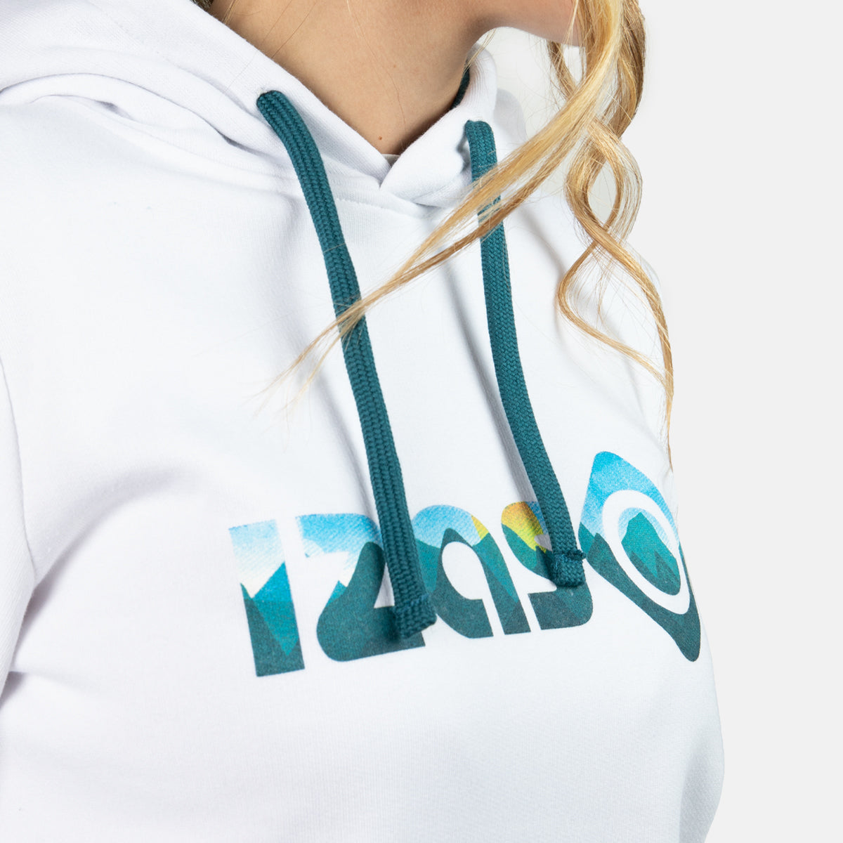 SUDADERA BASICA ALGODON CON CAPUCHA MUJER RODHES SWEAT C/C W