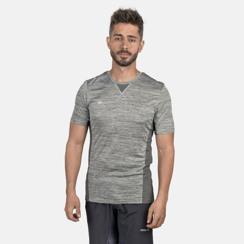black short-sleeved t-shirt for men brescia