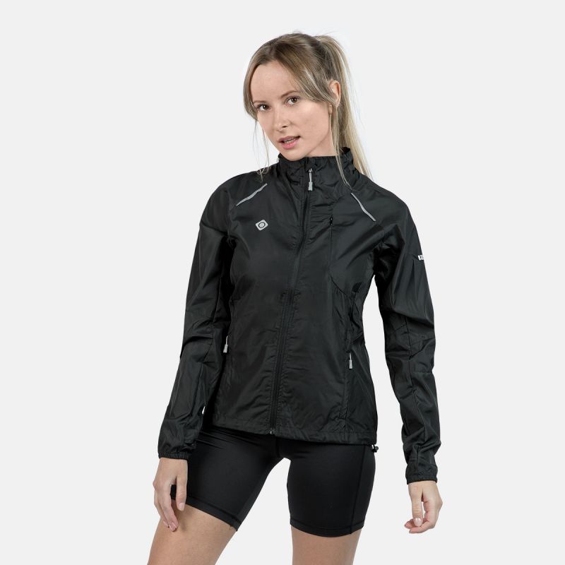 black running jacket woman ii isona