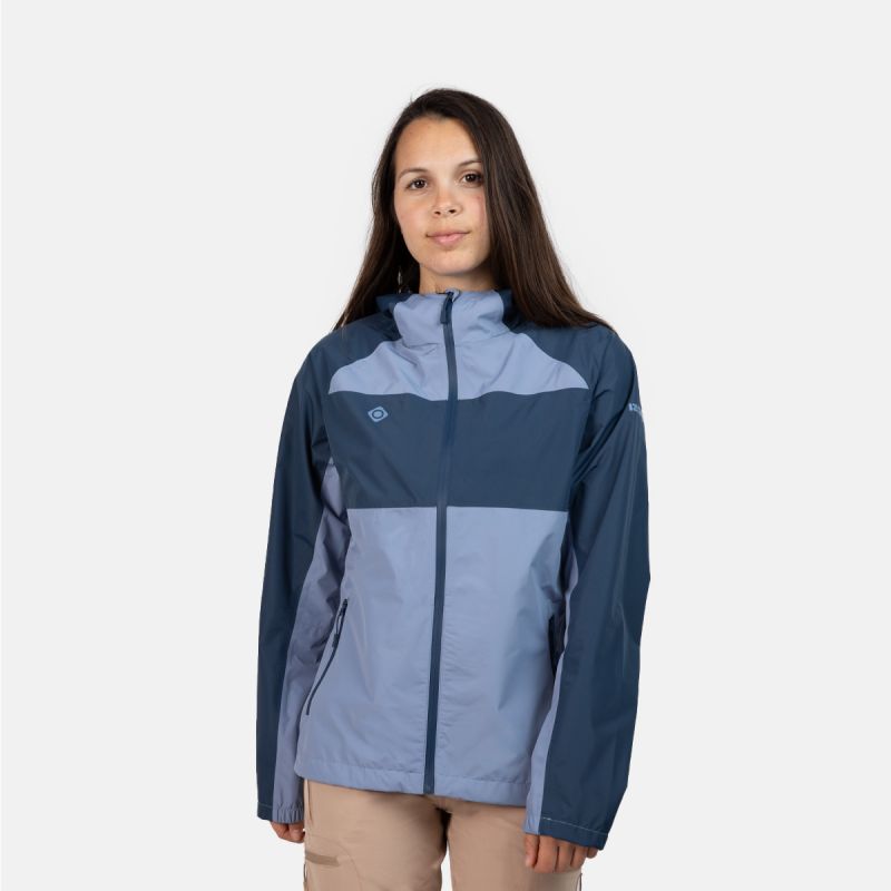 CHAQUETA TÉCNICA IMPERMEABLE AZUL MUJER PONS W