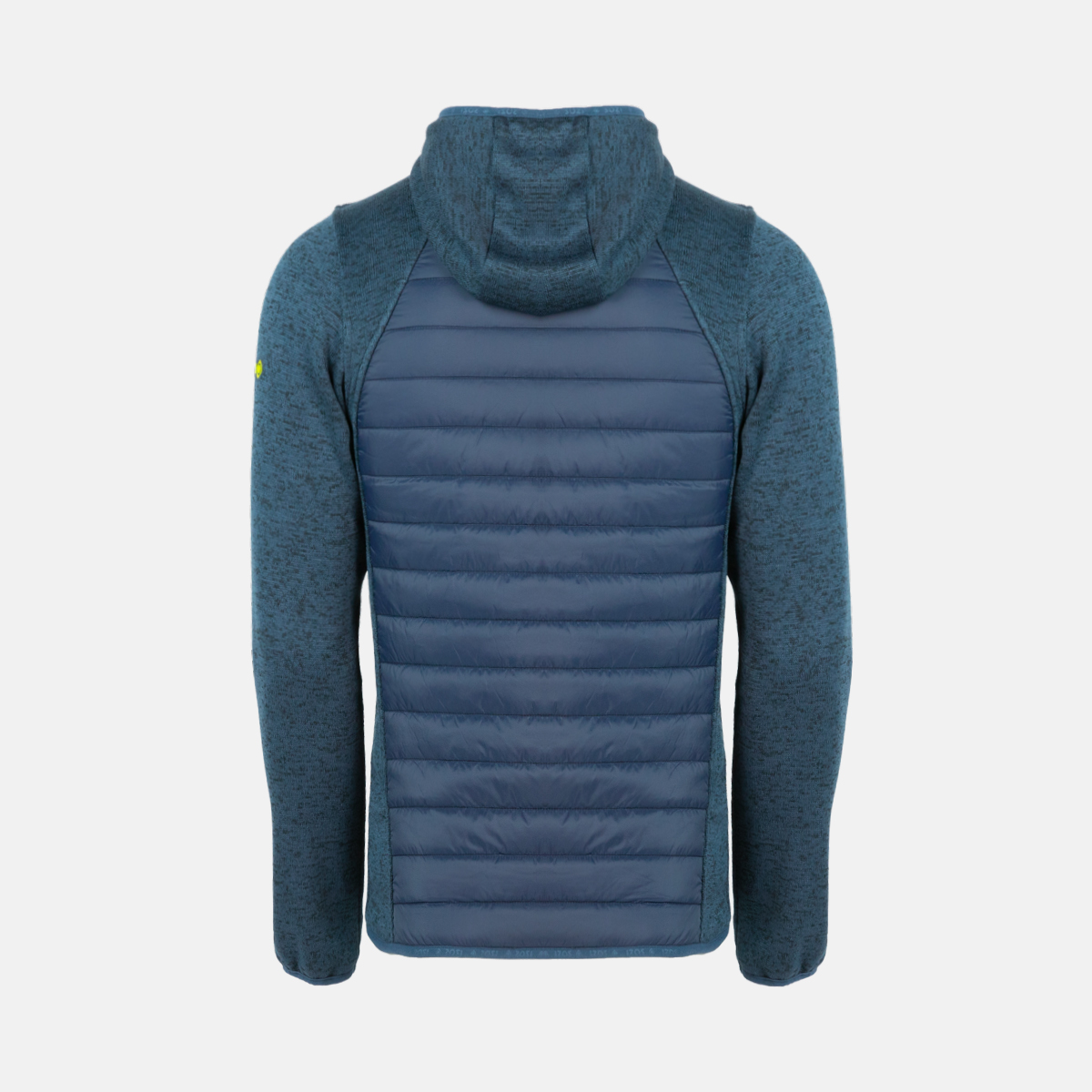  BLUE AND YELLOW KNITTED FLEECE JACKET FOR MEN NOYA M