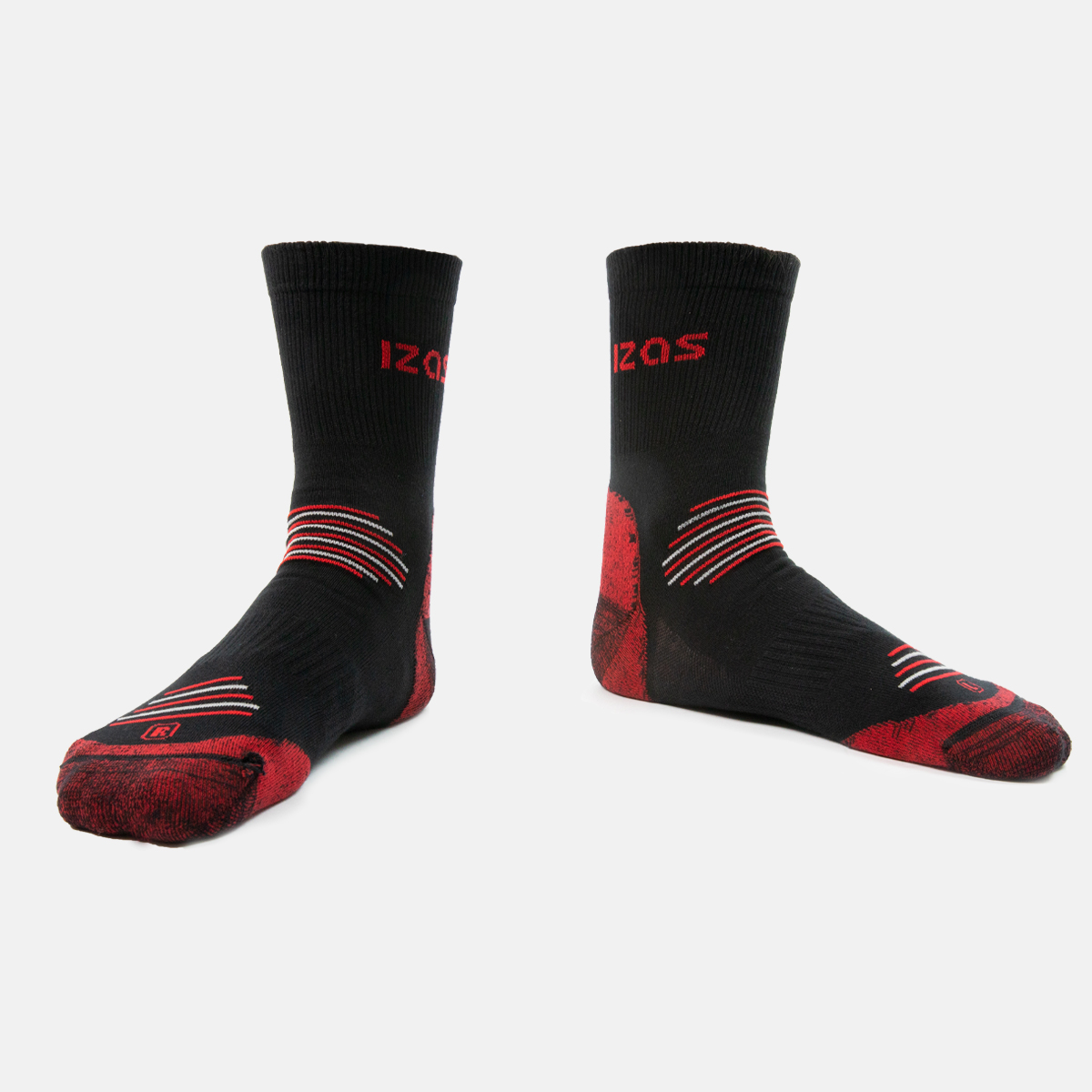 Hiking Socks Black/Red, Calcetines de senderismo