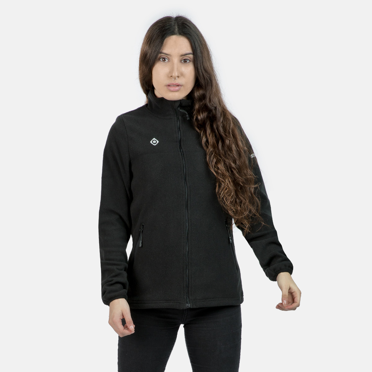 Chaqueta con capucha resistente al viento para mujer, abrigo impermeable  para exteriores, impermeable, chaqueta de forro polar negro (gris-1, XXXXXL)